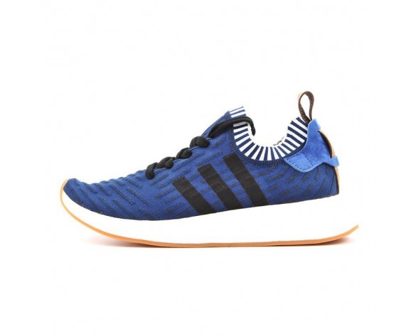 Herren Dunkel Blau Adidas Originals Nmd Primeknit R2 Bb2903 Schuhe