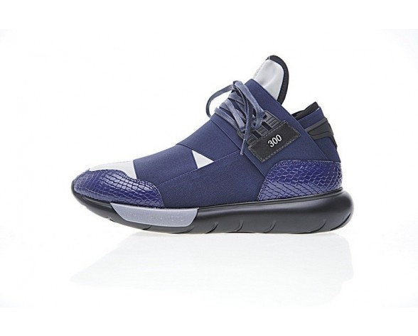 Y-3 Qasa High B26338 Tief Blau & Snake Schuhe Unisex