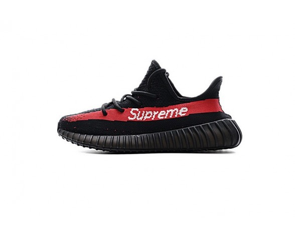 Schwarz & Rot Schuhe Unisex Adidas Yeezy 350V2 Boost Supreme