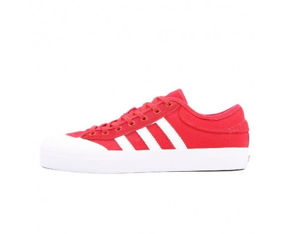 Unisex Schuhe Adidas Matchcourt Low Rot F37381 Weiß & Rot