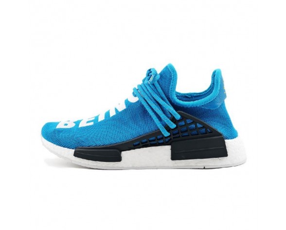 Schuhe Unisex Pharrell Williams X Adidas Originals Nmd Human Race Bb0618 Blau
