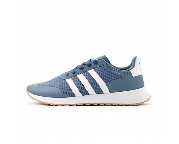 Herren Adidas Originals Flashback Breathable Sneakers S78625 Schuhe Water Blau
