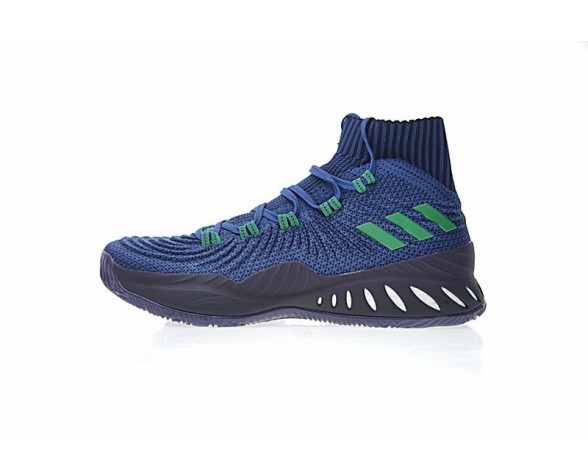 Schuhe Adidas Crazy Explosive Primeknit Cq1397 Lake Blau & Grün Unisex