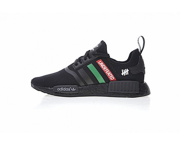 Undefeated X Didas Originals Nmd R1 Pk Nmd Ba7785 Schwarz & Grün & Rot Schuhe Unisex