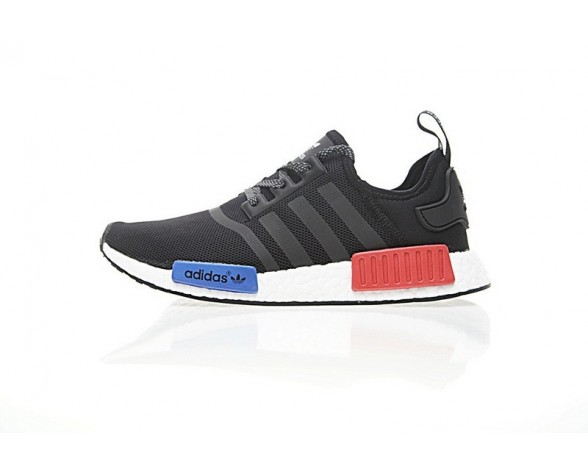 Schuhe Unisex Adidas Nmd Custom R_1 Boost Og Ba7265 Weiß & Blau & Rot