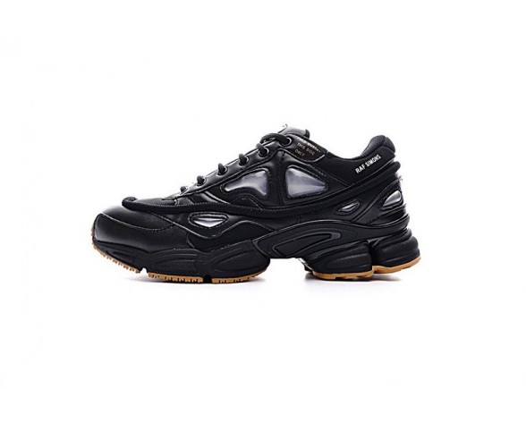 Schuhe Unisex Raf Simons X Adidas Consortium Ozweego Iii S81162 Schwarz & Braun Rabbit
