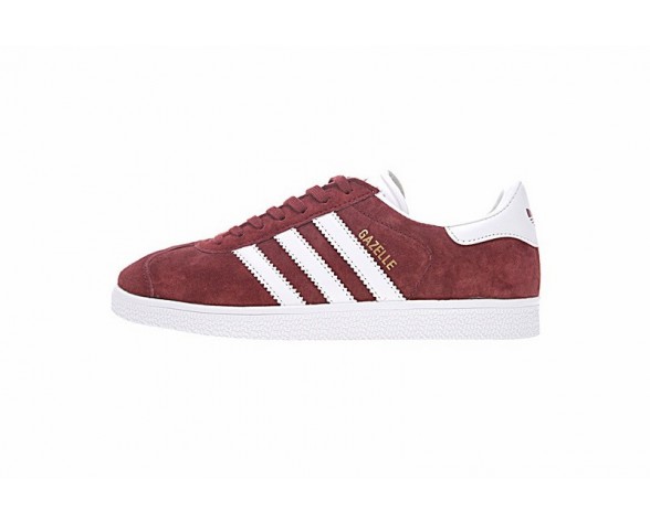 Schuhe Adidas Originals Gazelle Bb5255 Unisex Burgund Rot & Weiß