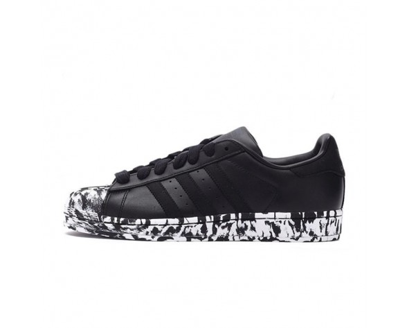 Schuhe Adidas Superstar Marble Aq4659 Unisex Schwarz