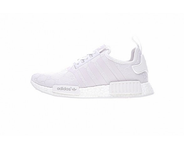 Cucci X Adidas Nmd R_1 Boost Ba7523 Unisex Schuhe Licht Rosa & Weiß