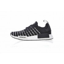 Off-Weiß X Adidas Nmd R_1 Boost Ba7521 Schwarz & Weiß Unisex Schuhe