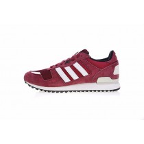 Herren Schuhe Burgund Rot & Weiß Adidas Originals Zx700 B24840