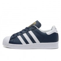 Deeo Blau & Weiß Unisex Adidas Originals Superstar 80S Schuhe