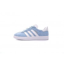 Licht Blau & Weiß Schuhe Adidas Originals Gazelle Bb5486 Damen