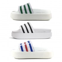 Weiß & Schwarz Unisex Adidas Originals W Adilette Bold S75214 Schuhe