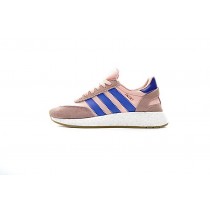 Schuhe Coral Rosa & Weiß & Blau Damen Adidas Iniki Runner Boost Ba9999