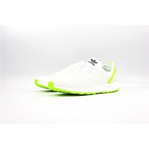Schuhe Herren Weiß Fluorescent Grün Adidas Zx Flux Racer Asym Zx Aq3166