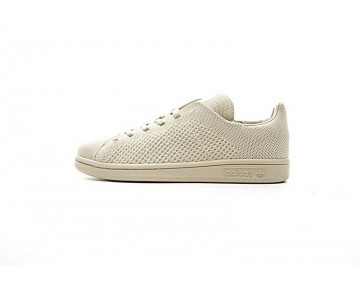 Schuhe Licht Braun Adidas Originals Stan Smith Primeknit S82156 Unisex
