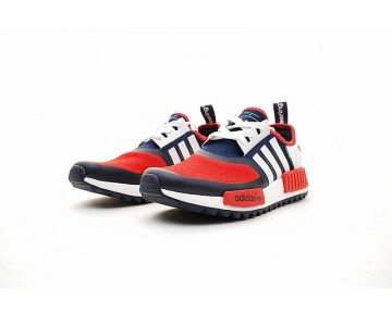 Weiß Mountaineering Adidas Nmd Trail Pk Ba7519 Herren Schuhe Tief Blau & Rot & Weiß