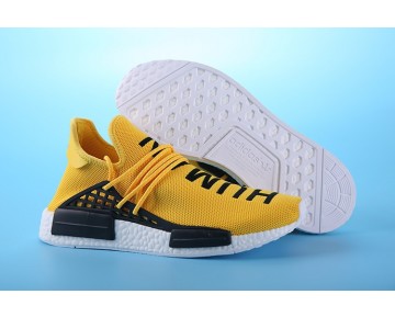 Schuhe Herren Pharrell Williams X Adidas Nmd Human Race S79162 Gelb & Weiß & Schwarz