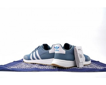 Herren Adidas Originals Flashback Breathable Sneakers S78625 Schuhe Water Blau