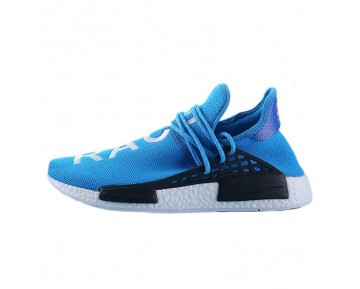 Unisex Royal Blau & Weiß Schuhe Pharrell Williams X Adidas Nmd Human Race S79169
