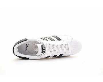 Schuhe Weiß & Schwarz Unisex Adidas Originals Superstar Boost Bz0202