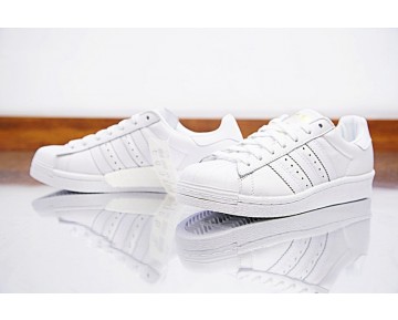 Weiß Gold Schuhe Adidas Superstar Boost Bb0187 Unisex