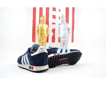 Schuhe Marine Blau & Weiß Herren Adidas Consortium La Trainer Og Aq4930