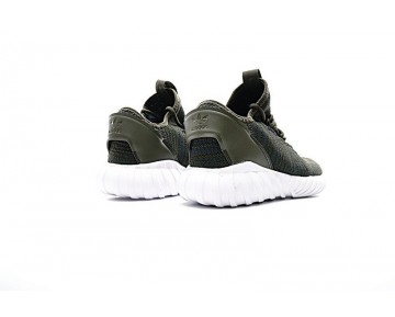 Schuhe Army Grün & Weiß Adidas Tubular Doom Sock Low S74926 Herren