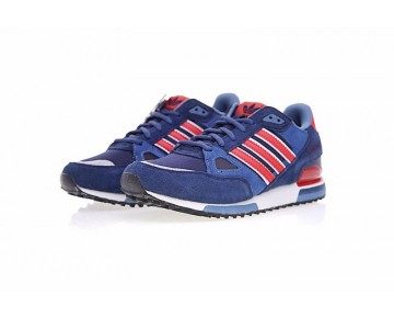 Marine & Rot & Weiß Unisex Adidas Originals Zx 750 M18260 Schuhe