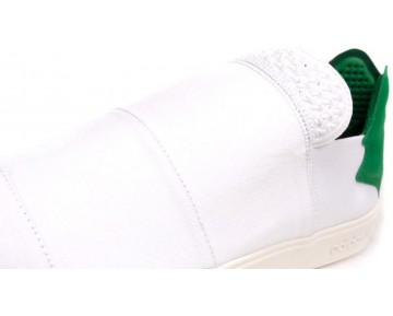 Schuhe Pharrell Williams X Adidas Elastic Slip On Aq4920 Unisex Weiß & Grün