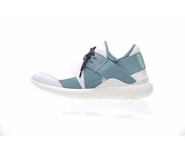 Schuhe Weiß & Lake Blau Y-3 Qasa Elle Lace 17Ss Unisex