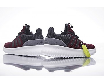 Schuhe Unisex Burgund Rot Adidas Neo Cloudfoam Ultimate Neo Bc0054