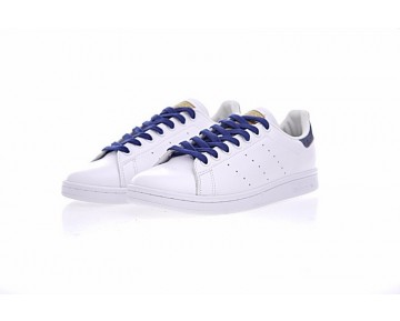 Adidas Originals Stan Smith Ba7299 Weiß & Tief Blau Denim Schuhe Unisex