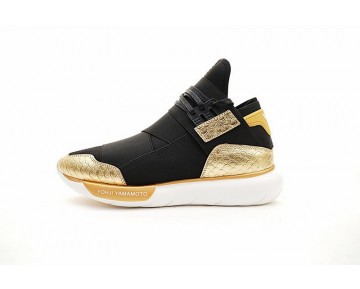 Schwarz & Gold Snake Schuhe Y-3 Qasa High Bb4762 Unisex