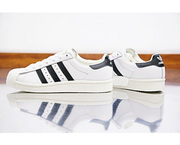Schuhe Weiß & Schwarz & Gold Unisex Adidas Superstar Boost Bb0188