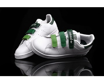 Unisex Schuhe Adidas Stan Smith Cf Aq5356 Weiß /Grün/Gradien
