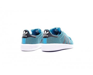 Herren Lake Blau Adidas Superstar Bounce Bz0092 Schuhe
