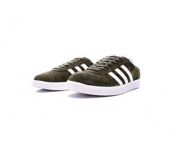 Schuhe Olive Grün & Weiß Adidas Originals Gazelle Bb5490 Unisex