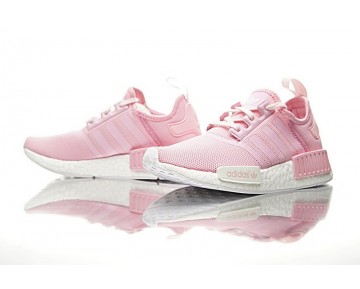 Baby Rosa & Weiß Damen Adidas Nmd R1 W Boost By9953 Schuhe