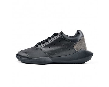Schwarz Adidas X Rick Owens Tech Runner B35083 Unisex Schuhe