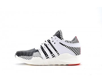 Unisex Weiß & Schwarz & Orange Adidas Eqt Support Adv Primeknit Ba8331 Schuhe