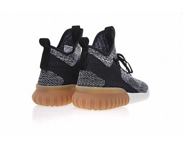 Schuhe Adidas Originals Tubular X Primeknit By3145 Herren Schwarz & Grau & Weiß & Braun