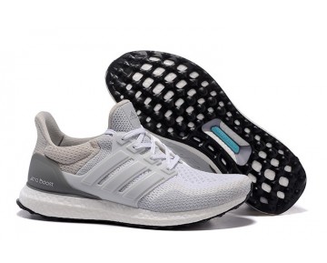 Schuhe Adidas Ultra Boost Weiß & Licht Grau Unisex