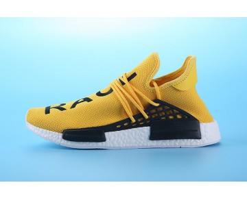 Schuhe Herren Pharrell Williams X Adidas Nmd Human Race S79162 Gelb & Weiß & Schwarz