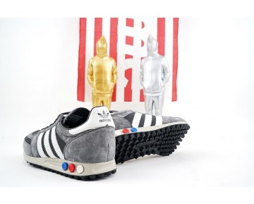 Herren Schuhe Adidas Consortium La Trainer Og Aq4928 Dunkel Grau & Weiß