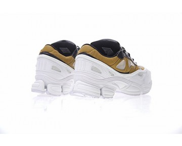 Schuhe Weiß & Braun & Schwarz Unisex Raf Simons X Adidas Ozweego Iii Bb6743