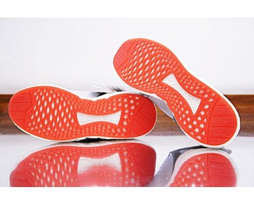 Silber & Rot & Weiß Schuhe Unisex Adidas Eqt Support Future Boost 93/17 Cq2393