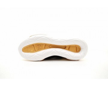 Schwarz & Gold Snake Schuhe Y-3 Qasa High Bb4762 Unisex