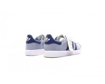 Adidas Originals Gazelle Ba7656 Schuhe Unisex Water Blau & Tief Blau & Weiß